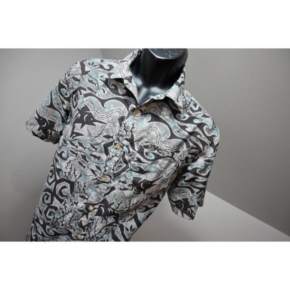 Columbia Vented Fishing Shirt PFG Floral Omni-Shade Camp Shirt Mens Sz Small - Picture 4 of 12